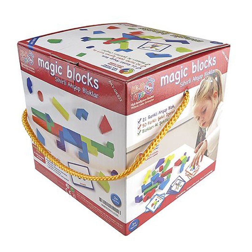 Sihirli Ahşap Bloklar-Toys Magic Blocks (BLACK BUDDİES)