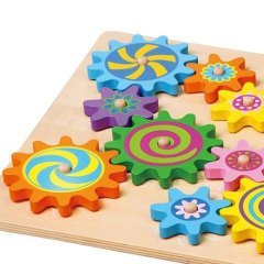 Dişli Çarklar (Ahşap Puzzle Oyuncak)