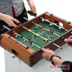 Ahşap Masaüstü Langırt (Rising Sports Oyuncak 4558) Yeni Futbol Oyunu