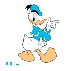 Donald Duck 60 cm Ahşap Duvar Süsleri Modeli