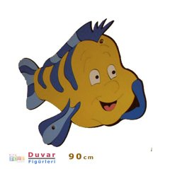 Palyaço Balığı Ahşap Dolap Figürü-90 cm