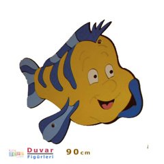 Palyaço Balığı Ahşap Dolap Figürü-90 cm