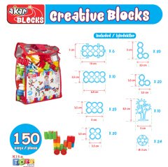 Creative Blocks 150 Parça Lego Oyuncakları 05-084