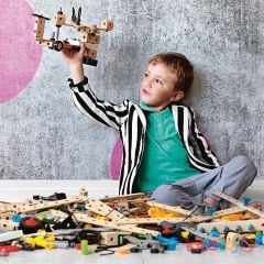 Brio Yapım Seti 136 Parça (Mühendis Dıy STEM ) 34587 Sök-Tak İnşaatçı Lego