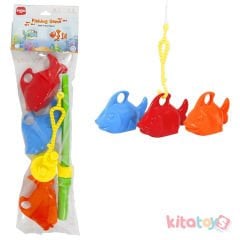 Balık Tutma Oyunu (Plastik Anaokulu Oyuncakları) Olta 4073