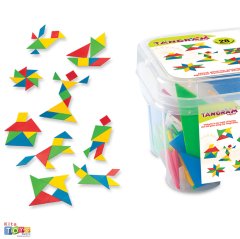 Tangram 28 Parça (Anaokulu Beceri Oyuncakları)