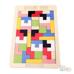 Ahşap Tetris Blokları (Eğitici Puzzle) Eğitim Materyalleri