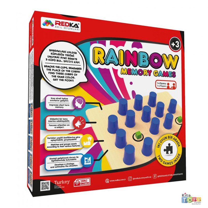 Rainbow Zeka ve Strateji Oyunu (Memory Oyuncak) 5440 Redka Eşini Bul