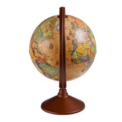 Işıklı Antik Küre 20 cm (Gürbüz Dünya Maketi)