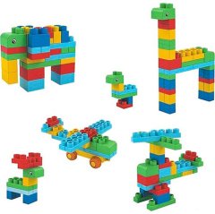 Babycim Soft Bloklar 60 Parça Lego Oyuncak 6661-3 Yumuşak