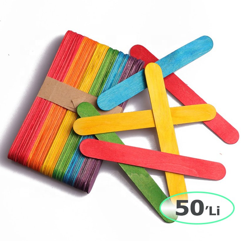 Renkli Dil Çubukları (Abeslang) 50'Li
