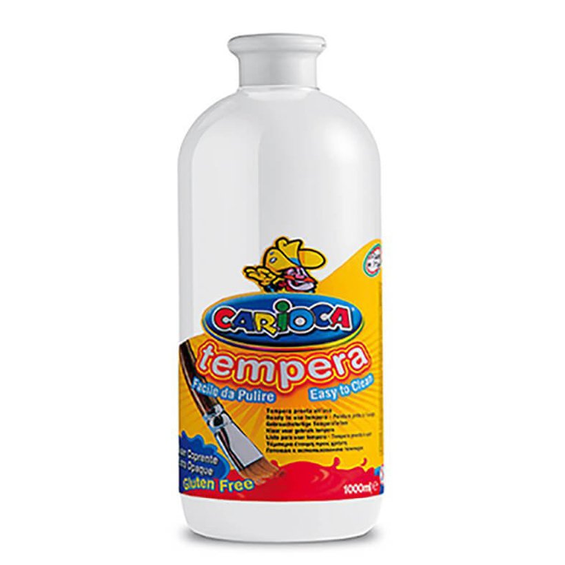 Carioca Tempera Boya 1000 ml BEYAZ (Süper Yıkanabilir)