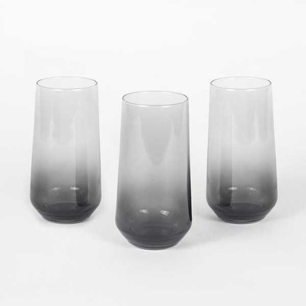 Rakle New Iconic 3'lü Meşrubat Bardağı Seti Füme