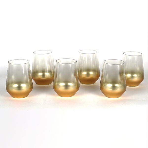 Rakle Glow 6'lı Su Bardağı Seti Gold 425