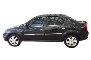 Dacia Logan Krom Cam Çıtası Takımı 2008 Üzeri Paslanmaz Çelik
