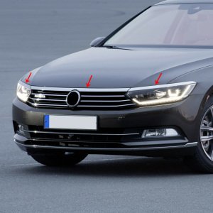 Volkswagen Passat B8,5 Far Üstü Çıtası 2019> Sonrası  P.Çelik