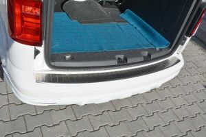 OMSA VW Caddy Minivan Krom Arka Tampon Eşiği Taşlı 2015-2019 Arası