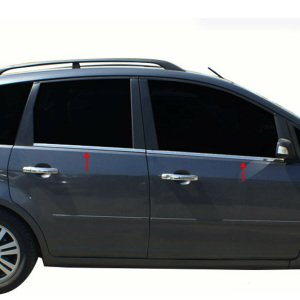 Ford C-Max Krom Cam Çıtası Tk 2004-2010 4Prç Paslanmaz Çelik