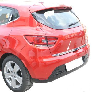 Renault Clio 4 HB Krom Bagaj Alt Çıta Formlu 2012- Sonrası Paslanmaz Çelik