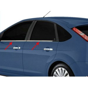 Ford Focus SEDAN Krom Cam Çıtası 2005-2011 4Prç Paslanmaz Çelik