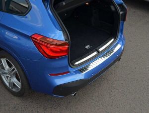 OMSA BMW X1 Krom Arka Tampon Eşiği Taşlı 2015-2022 Arası