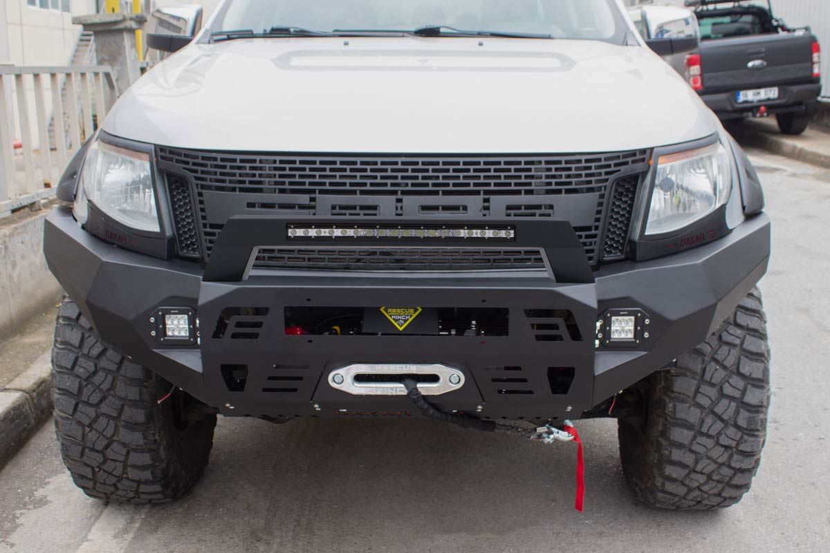 OMSA Ford Ranger Dakar Çelik Ön Tampon Sensörlü-Sensörsüz 2011-2015 Arası