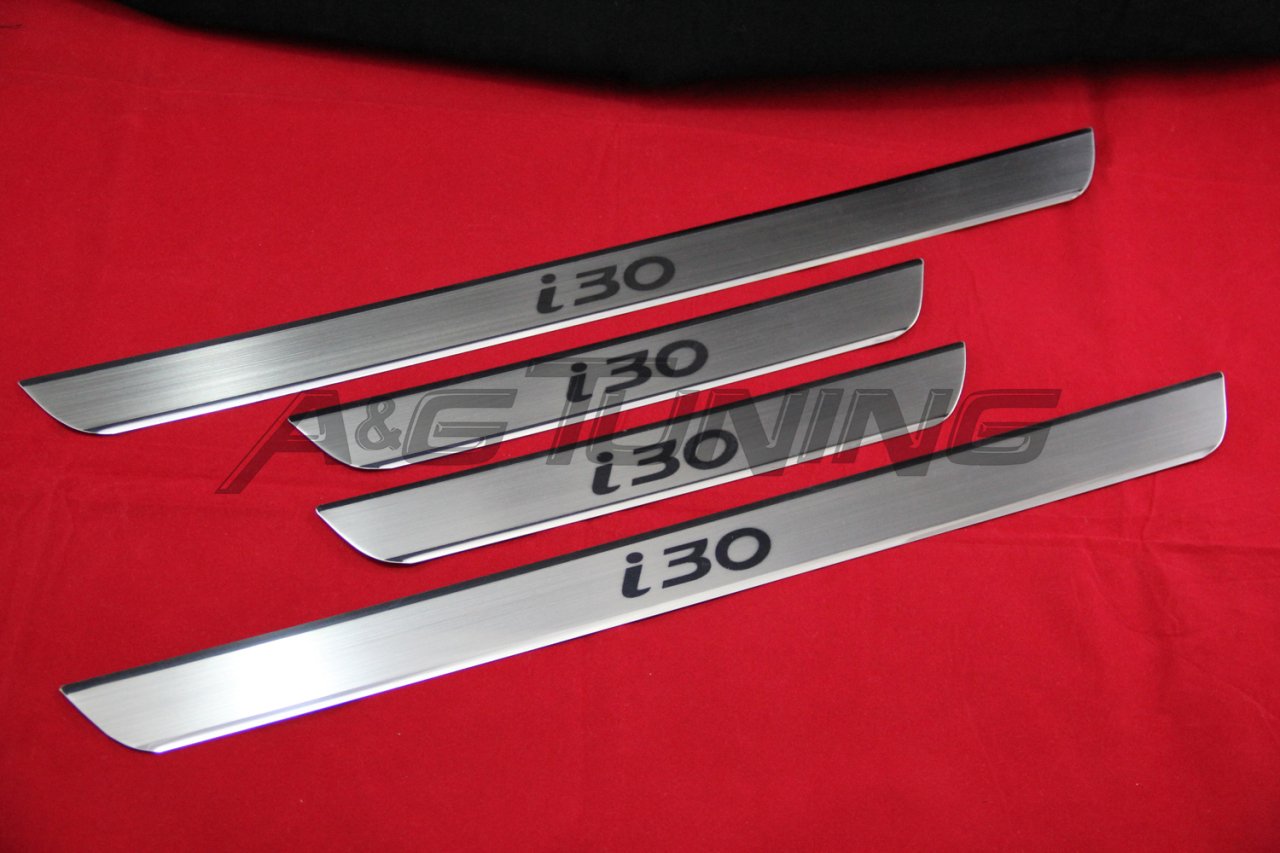 Hyundai i30 Krom Kapı Eşiği Tk 2008-2012 4Kapı Paslanmaz Çelik