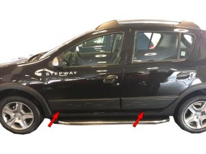 Dacia Sandero Stepway Kapı Koruma Seti 4 Parça 2013-2020 Arası