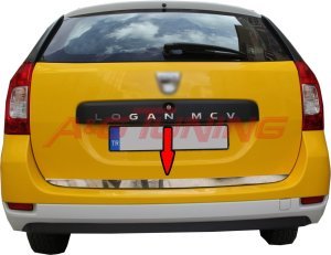 Dacia Logan MCV Krom bagaj Alt Çıta Formlu 2013 ve Sonrası Paslanmaz Çelik