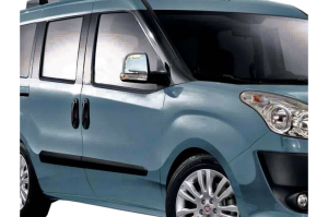 Fiat Doblo Krom Ayna Kapağı 2010 - 2014 Arası Paslanmaz Çelik
