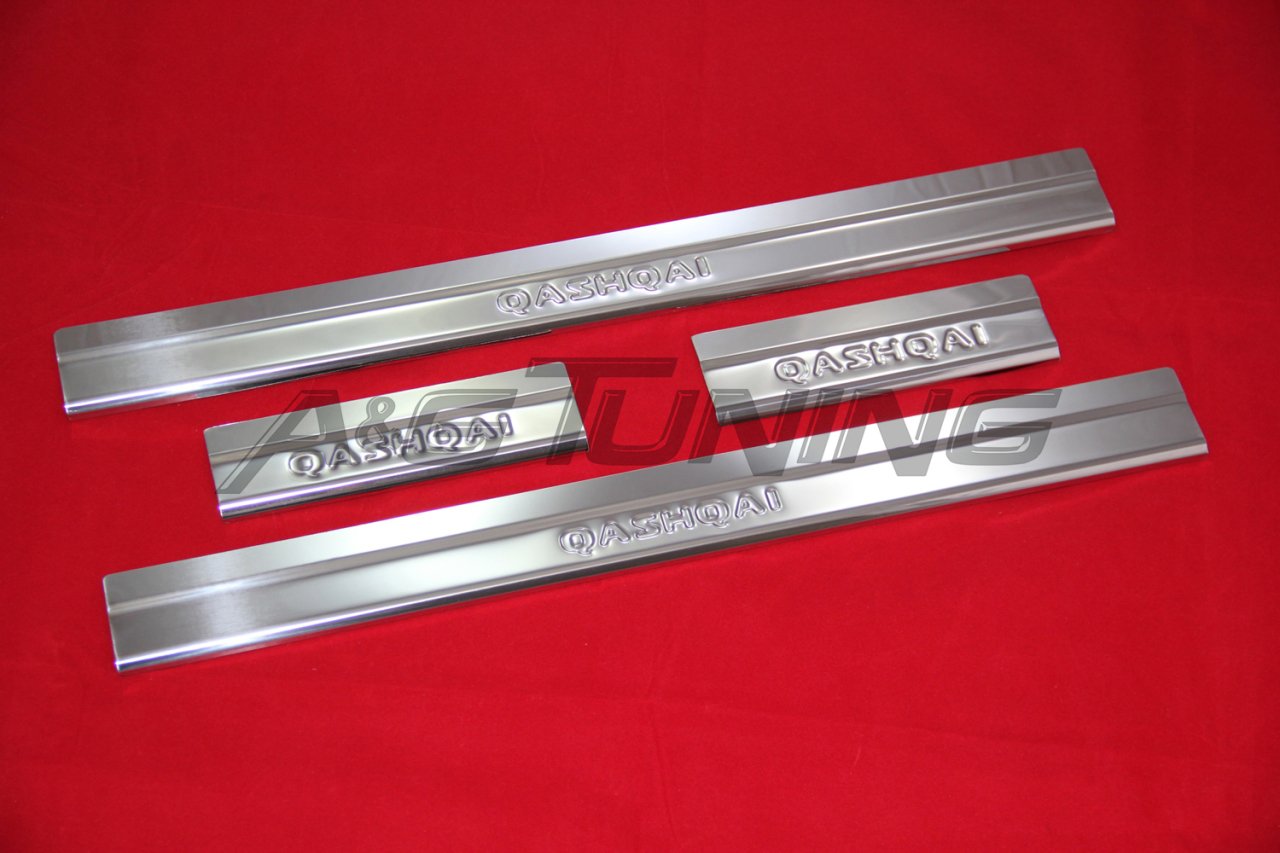 Nissan Qashqai Krom Kapı Eşiği Takımı 2010-2013 Paslanmaz Çelik