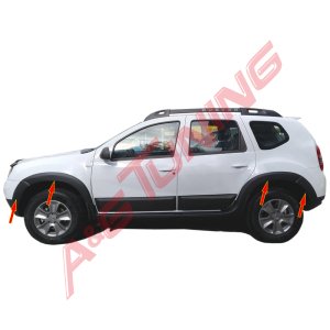 Dacia Duster Çamurluk Koruma Düz 2010-2017 Arası 8 Parça