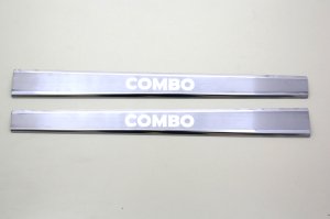 Opel Combo Krom Kapı Eşiği Tk 2002-2011 2 Kapı Paslanmaz Çelik
