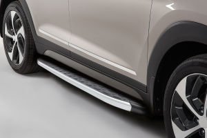 OMSA Ford Tourneo Connect Blackline Yan Basamak Alüminyum Uzun Şase 2022 ve Sonrası
