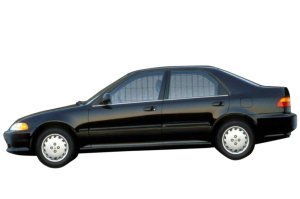 Honda Civic Krom Cam Çıtası P. Çelik 1992-1996