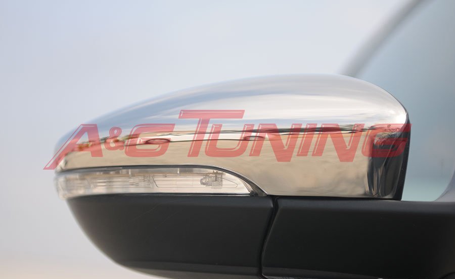 Volkswagen Scirocco Krom Ayna Kapağı 2 Parça Paslanmaz Çelik 2009 - 2015
