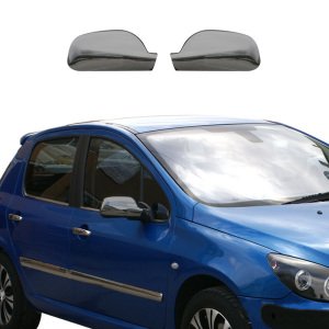 Peugeot 307 Krom Ayna Kapağı Takımı Paslanmaz Çelik