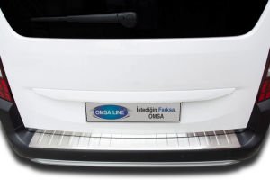 OMSA Peugeot Rifter Krom Arka Tampon Eşiği 2019 ve Sonrası