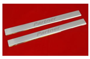 Peugeot Partner Krom Kapı Eşiği Takımı 1996-2008 Paslanmaz Çelik