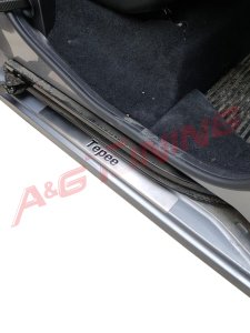 Peugeot Partner Tepee Krom Kapı Eşiği 2008 Üzeri Paslanmaz Çelik