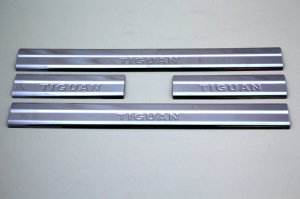 Volkswagen Tiguan Krom Kapı Eşiği Tk 2016 ve Üzeri Paslanmaz Çelik