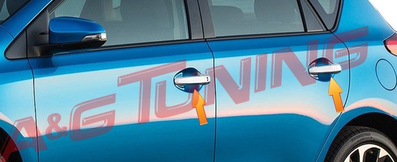 Toyota Yaris Krom Kapı Kolu 4Prç. 2012 ve Üzeri P.Çelik