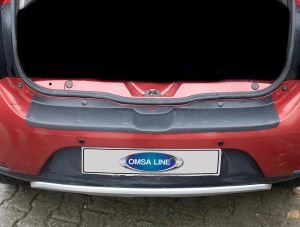 Dacia Sandero Stepway Arka Tampon Eşiği Parlak Plastik 2012-2020 Arası