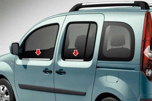 Mercedes Citan Cam Çitası 2008 Ve Üzeri Paslanmaz Çelik 4 prç