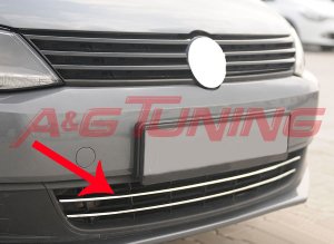 VW Jetta Krom Ön Tampon Çitası 2 Prç 2011-2014 Arası Paslanmaz Çelik