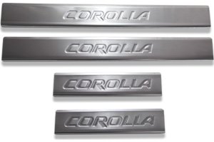 AG Toyota Corolla Krom Kapı Eşiği Takımı 2007-2010 Paslanmaz Çelik