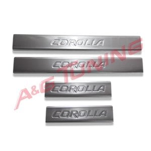 TToyota Corolla Krom Kapı Eşiği Takımı 2007-2010 Paslanmaz Çelik