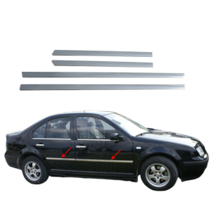 Volkswagen Bora Krom Kapı Çıtası 1998-2004 4Prç Paslanmaz Çelik