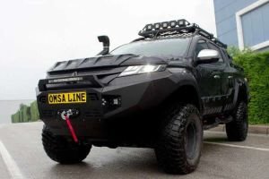 OMSA Mitsubishi L200 Dakar Ön Tampon Siyah Sensörlü-Sensörsüz 2019-2024 Arası