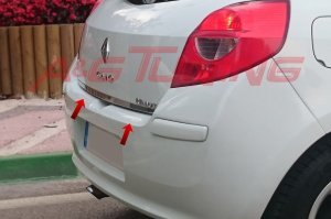 Renault Clio 3 HB Avantajlı Krom Set 4 Ürün 2006-2011 P. Çelik